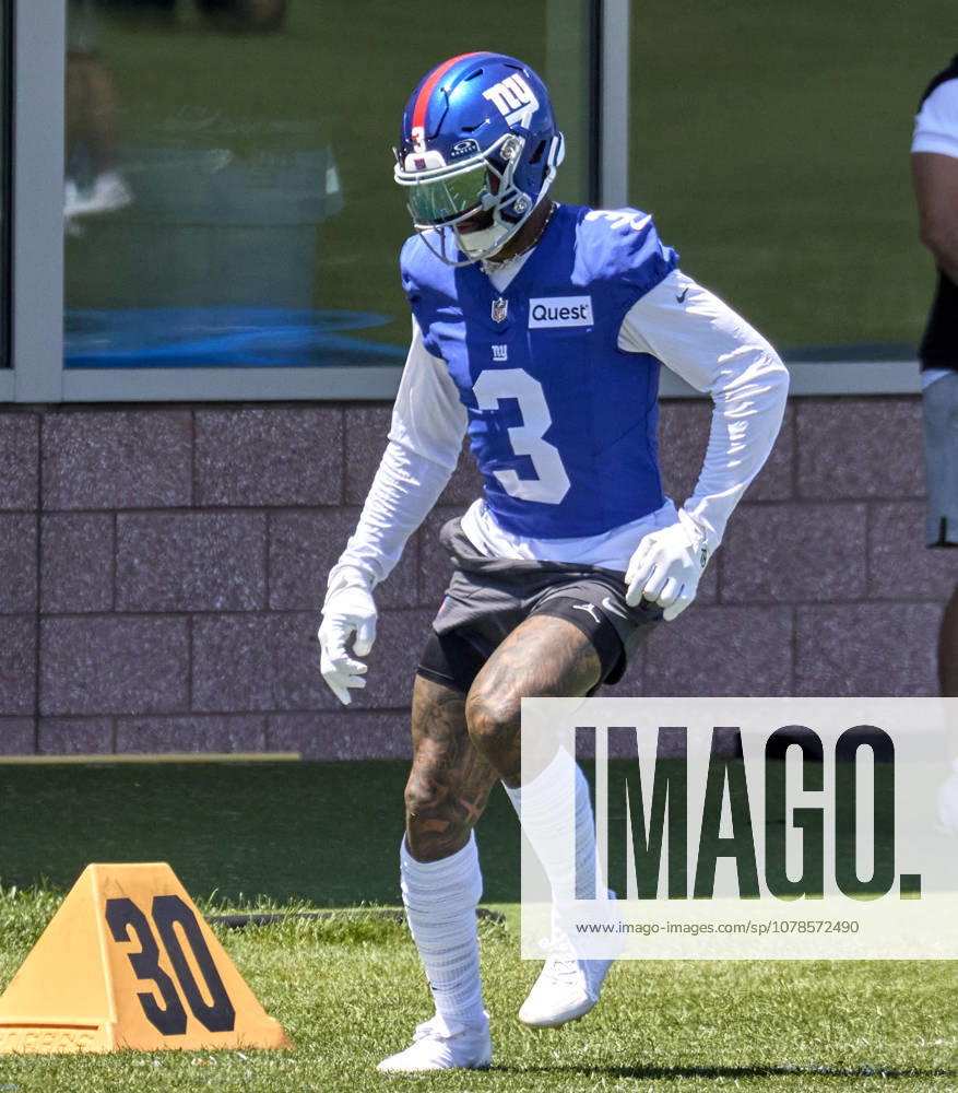 New York Giants wide receiver Odell Beckham, Jr (3) during minicamp held at the Quest Diagnostics Training Center in East Rutherford, New Jersey. CSM NFL, American Football Herren, USA 2026: NY Giants Minicamp June 09 - ZUMAc04_ 20260616_zma_c04_009