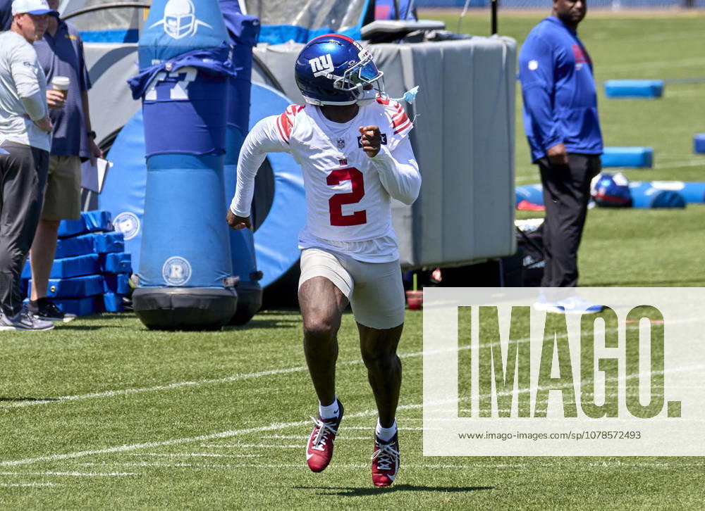 New York Giants cornerback Deonte Banks (2) during minicamp held at the Quest Diagnostics Training Center in East Rutherford, New Jersey. CSM NFL, American Football Herren, USA 2026: NY Giants Minicamp June 09 - ZUMAc04_ 20260616_zma_c04_012