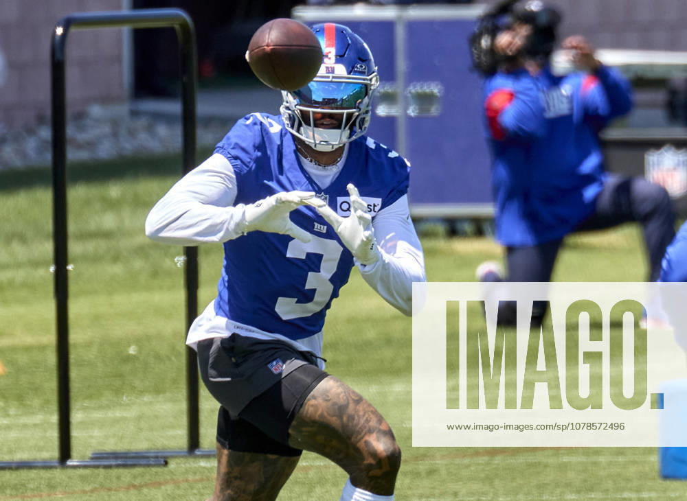 New York Giants wide receiver Odell Beckham, Jr (3) during minicamp held at the Quest Diagnostics Training Center in East Rutherford, New Jersey. CSM NFL, American Football Herren, USA 2026: NY Giants Minicamp June 09 - ZUMAc04_ 20260616_zma_c04_015