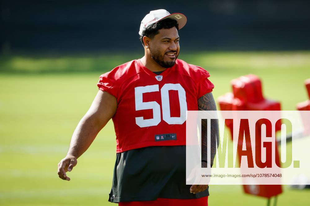 Tampa Bay Buccaneers nose tackle Vita Vea (50) attends mandatory mini-camp at the AdventHealth Training Center in Tampa on Tuesday, June 16, 2026. Tampa USA - ZUMAs70_ 0859278494st