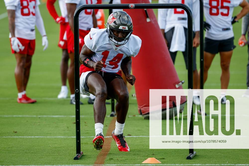 Tampa Bay Buccaneers wide receiver Chris Godwin Jr. (14) runs a route during mandatory mini-camp at the AdventHealth Training Center in Tampa on Tuesday, June 16, 2026. Tampa USA - ZUMAs70_ 0859278600st