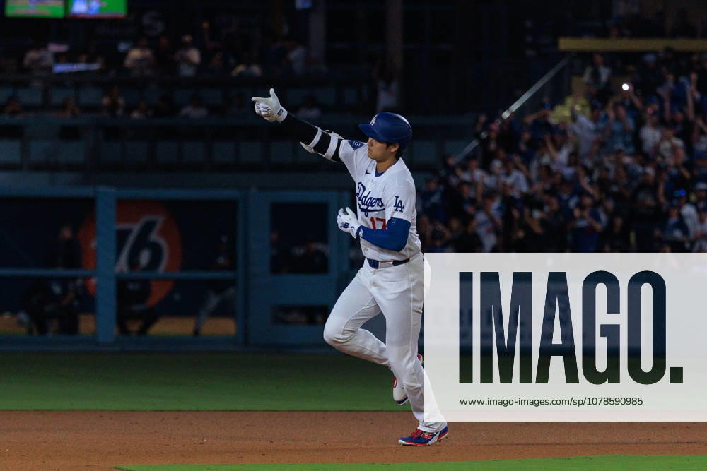 Shohei Ohtani 17 of the Los Angeles Dodgers rounds the bases after hitting a solo home run in the sixth inning during a regular season MLB, Baseball Herren, USA game against the Tampa Bay Rays on Tuesday June 16, 2026 at Dodger Stadium in Los Angeles, California. Dodgers defeat Rays, 1-0. JAVIER ROJAS PI Los Angeles USA - ZUMAp124 20260616_zaa_p124_003