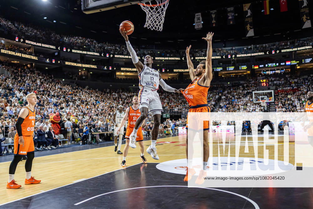 Basketball Cologne, August 27, 2026, World Cup Qualifier: Germany (GER) vs. Netherlands (NED), Dennis Schröder, Schröder, Germany, No. 17, Schröder, Schroder