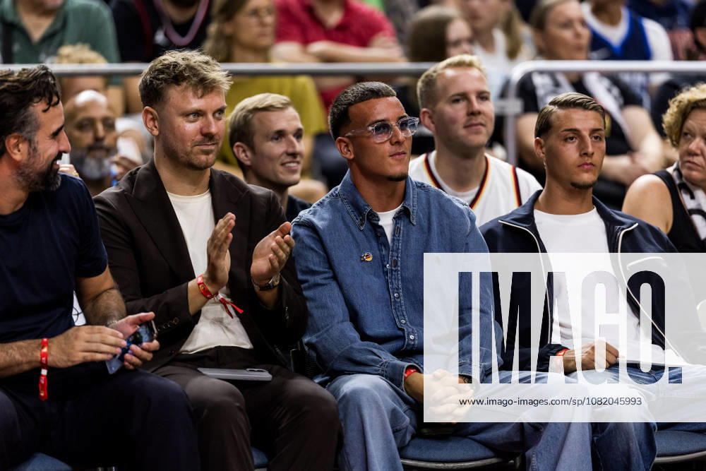 Said and Malek el Mala (1. FC Koeln) courtside during a FIBA World Cup European Qualifiers match between Germany vs. Netherlands at Lanxess arena on August 27, 2026 in Cologne, Germany. North Rhine Westphalia Germany