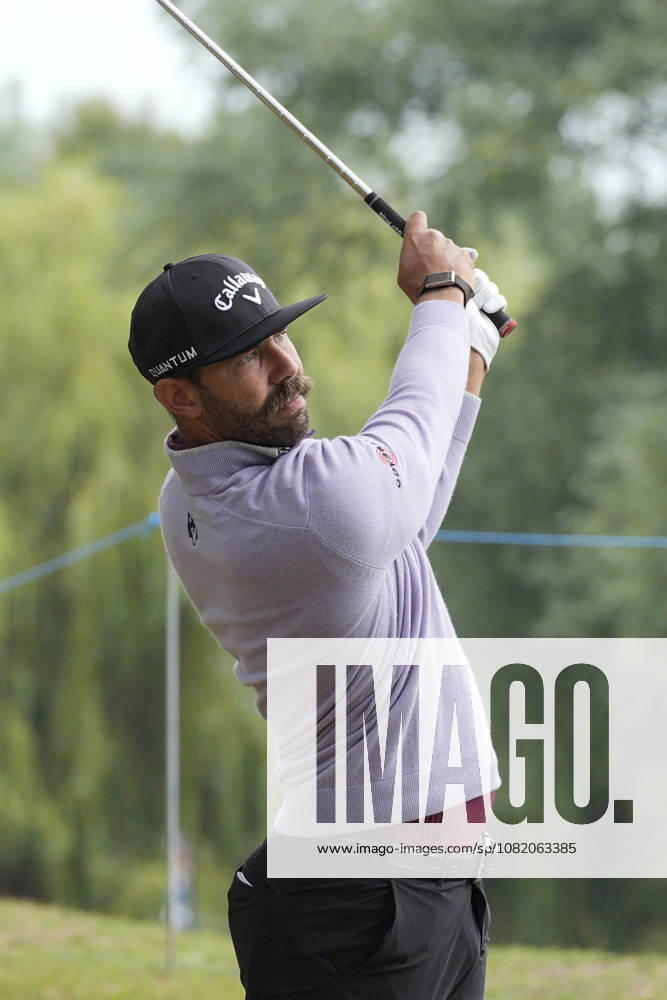 SUTTON COLDFIELD, ENGLAND - AUG 28: Erik Van Royen (RSA) plays from the rough on the eighth hole during the completion of the delayed Round 1 at the 2026 Husqvarna British Masters at The Belfry, Sutton Coalfield on August 28, 2026 in Warwickshire, England The 2026 Husqvarna British Masters
