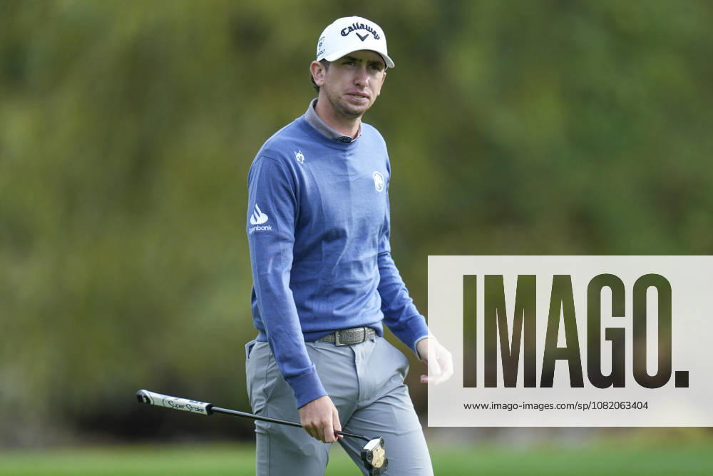 SUTTON COLDFIELD, ENGLAND - AUG 28: Tom McKibbin (NIR) walks down the eighth fairway during the completion of the delayed Round 1 at the 2026 Husqvarna British Masters at The Belfry, Sutton Coalfield on August 28, 2026 in Warwickshire, England The 2026 Husqvarna British Masters