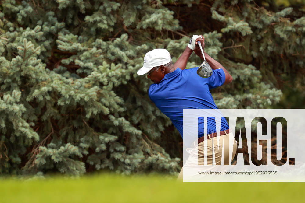 The Ally Challenge GRAND BLANC,MICHIGAN-AUGUST 28: Vijay Singh of Fiji hits from the 2nd tee during the first round of The Ally Challenge presented by McLaren at Warwick Hills Golf & Country Club, Grand Blanc, MI, USA Friday, August 28, 2026. Grand Blanc Michigan United States