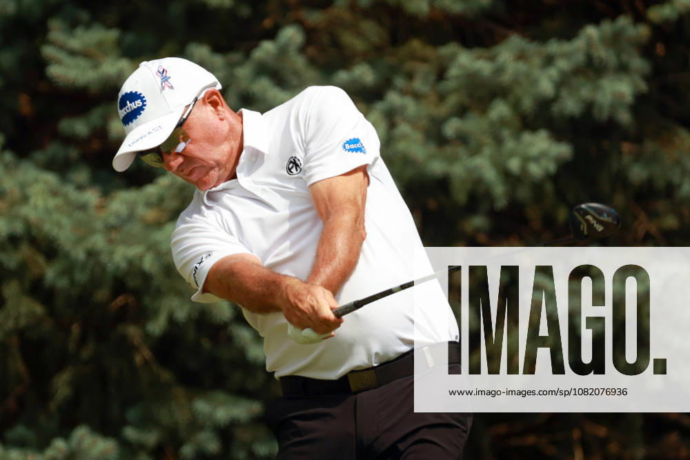 The Ally Challenge GRAND BLANC,MICHIGAN-AUGUST 28: Scott Hend of Australia hits from the 2nd tee during the first round of The Ally Challenge presented by McLaren at Warwick Hills Golf & Country Club, Grand Blanc, MI, USA Friday, August 28, 2026. Grand Blanc Michigan United States