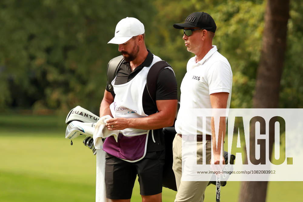 The Ally Challenge GRAND BLANC,MICHIGAN-AUGUST 28: Henrik Stenson of Sweden waits with his caddie on the 10th green during the first round of The Ally Challenge presented by McLaren at Warwick Hills Golf & Country Club, Grand Blanc, MI, USA Friday, August 28, 2026. Grand Blanc Michigan United States