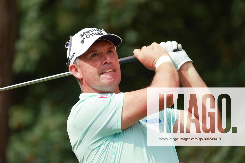 The Ally Challenge GRAND BLANC,MICHIGAN-AUGUST 28: Padraig Harrington of Ireland hits from the 11th tee during the first round of The Ally Challenge presented by McLaren at Warwick Hills Golf & Country Club, Grand Blanc, MI, USA Friday, August 28, 2026. Grand Blanc Michigan United States