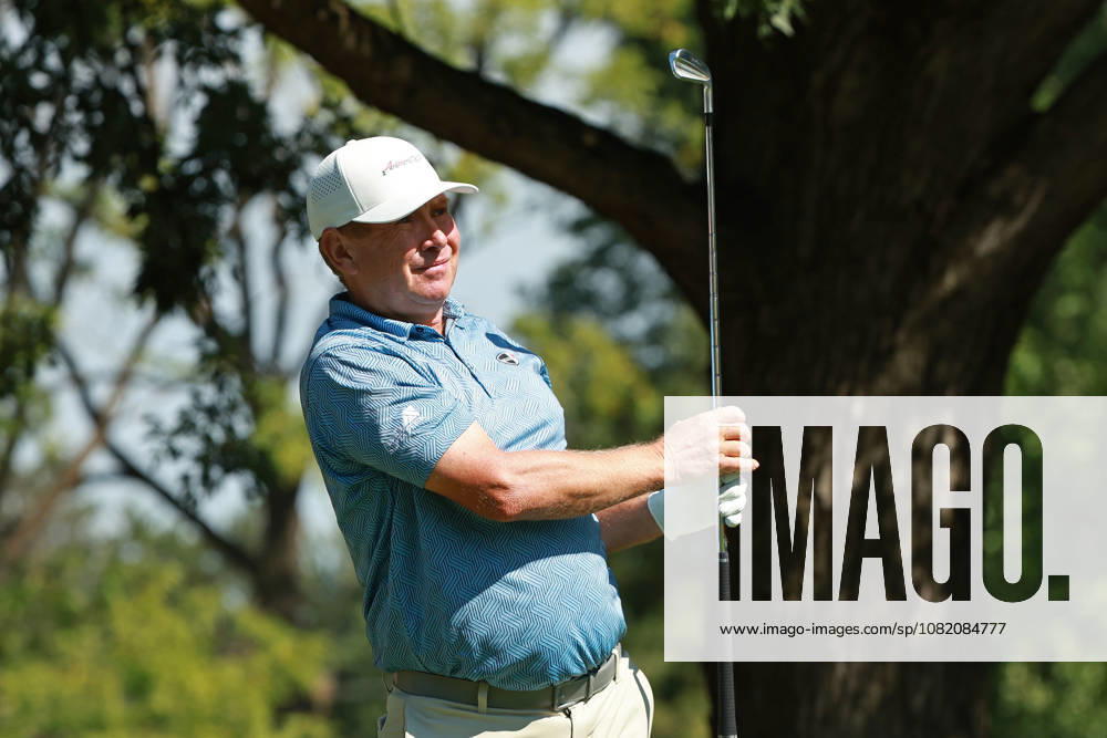 The Ally Challenge GRAND BLANC,MICHIGAN-AUGUST 28: Steve Allan of the Australia plays his tee shot on the 11th hole during the first round of The Ally Challenge presented by McLaren at Warwick Hills Golf & Country Club, Grand Blanc, MI, USA Friday, August 28, 2026. Grand Blanc Michigan United States