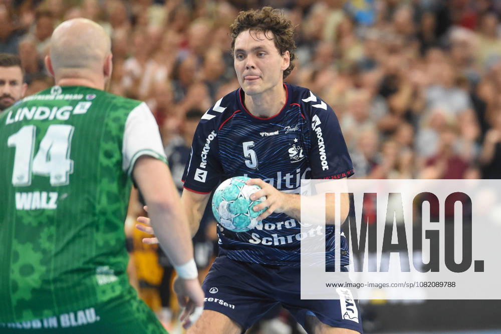Handball I Men I 2026–2027 Season I Bundesliga I Matchday 1 I SG Flensburg Handewitt vs. ThSV Eisenach I August 28, 2026 Niclas Kirkelökke 5, SG Flensburg Handewitt
