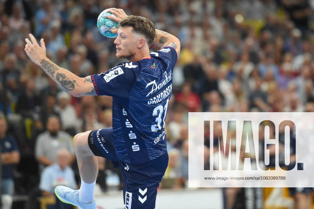 Handball I Men I 2026–2027 Season I Bundesliga I Matchday 1 I SG Flensburg Handewitt vs. ThSV Eisenach I August 28, 2026 Emil Jakobsen 31, SG Flensburg Handewitt