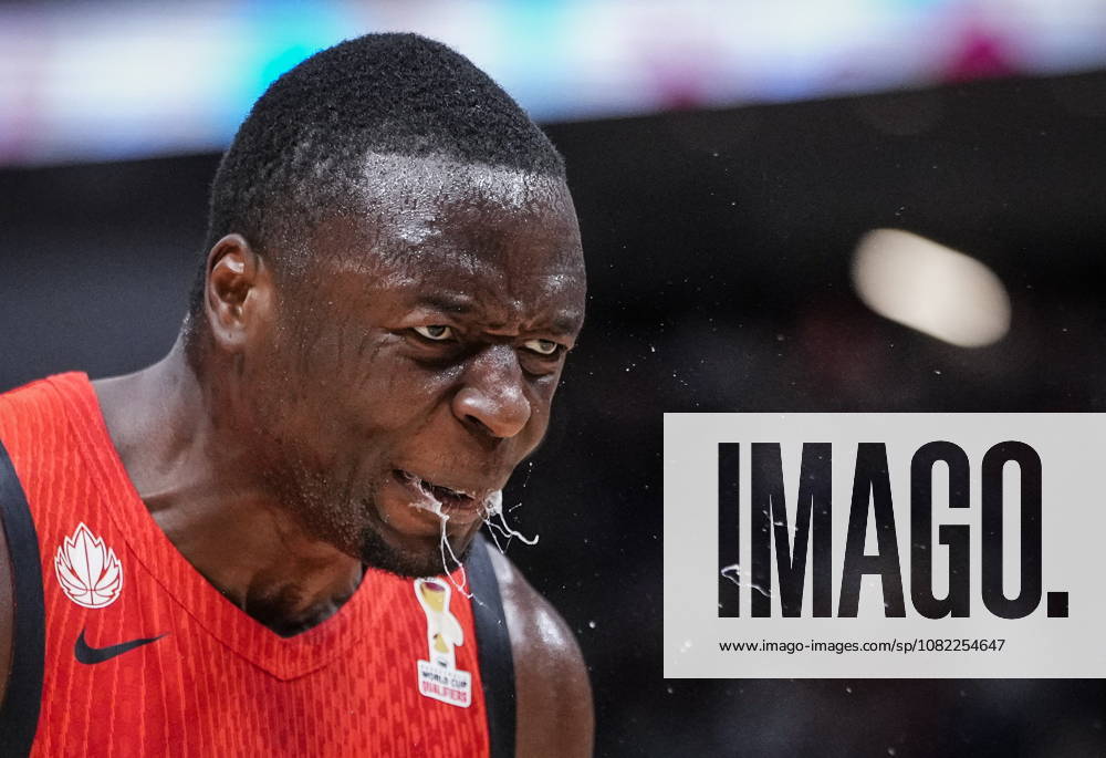 Canada s Mfiondu Kabengele (5) reacts after his dunk against Argentina during their FIBA world cup qualification action in Quebec City, Monday, Aug.Ã‚ 31, 2026. Mfiondu Kabengele (5) - ZUMAc35_ 20260831_zaf_c35_097