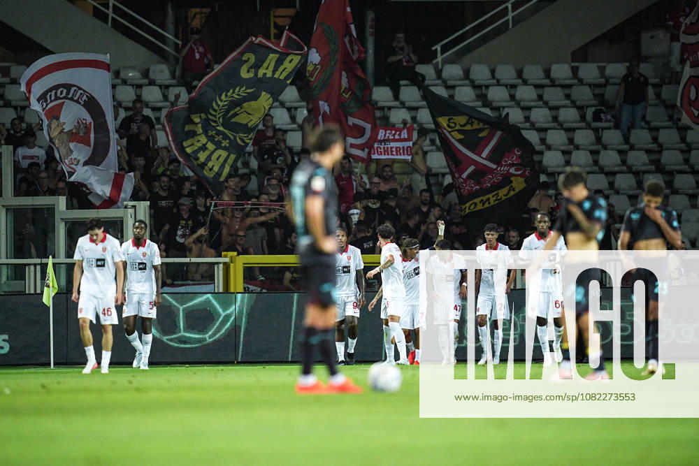 MonzaÕs Dany Mota celebrates after scoring the 1-0 goal for his team during Frecciarossa Italian Cup 2026 2027 soccer match between Torino and Monza at the at the Stadio Olimpico Grande Torino in Turin, north west Italy - Tuesday, September 01, 2026. - Soccer .
