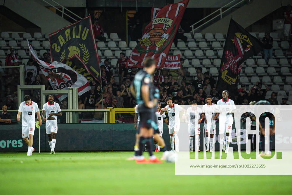 MonzaÕs Dany Mota celebrates after scoring the 1-0 goal for his team during Frecciarossa Italian Cup 2026 2027 soccer match between Torino and Monza at the at the Stadio Olimpico Grande Torino in Turin, north west Italy - Tuesday, September 01, 2026. - Soccer .