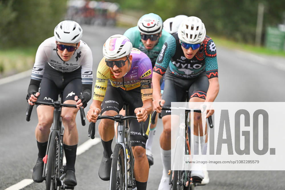 2026 Lloyds Tour of Britain Men Picture by Zac Williams SWpix.com - 02 09 2026 - Cycling - UCI ProSeries - 2026 Lloyds Tour of Britain Men - Stage 1: Lincoln to Lincoln (182.5km) - The breakaway Cycling