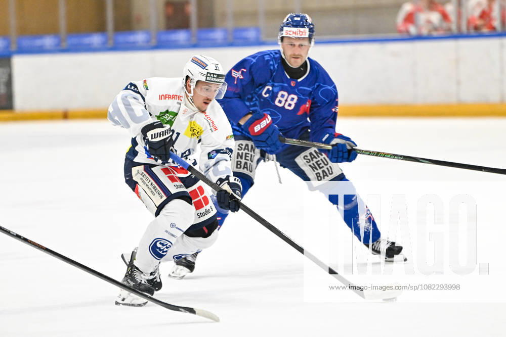 Bellinzona, Centro Sportivo Bellinzona, Friendly: HC Ambri Piotta vs. EHC Kloten, Petr Kodytek (Ambri) vs. 88 Dario Meyer (Kloten), Bellinzona, Centro Sportivo Bellinzona, Ticino, Switzerland