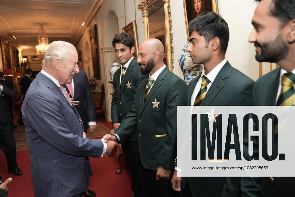 Audience at Clarence House King Charles III meets Sajid Khan and members of the Pakistan National Cricket Team during an audience with the team at Clarence House in London. Picture date: Wednesday September 2, 2026., Credit:Stefan Rousseau PA ROTA - B68 Avalon UK, London