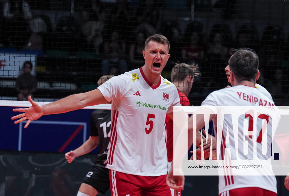 Turkiye v Denmark - CEV EuroVolley 2026 Men Friendly Match ANKARA, TURKIYE - SEPTEMBER 2: Players of Turkiye celebrate after a point during the friendly match ahead of the 2026 CEV Men s European Volleyball Championship between Turkiye and Denmark at Baskent Volleyball Hall in Ankara, Turkiye, on September 2, 2026. Guven Yilmaz Anadolu Ankara Turkey. Editorial use only. Please get in touch for any other usage.