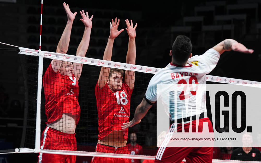 Turkiye v Denmark - CEV EuroVolley 2026 Men Friendly Match ANKARA, TURKIYE - SEPTEMBER 2: Berkay Bayraktar of Turkiye in action during the friendly match ahead of the 2026 CEV Men s European Volleyball Championship between Turkiye and Denmark at Baskent Volleyball Hall in Ankara, Turkiye, on September 2, 2026. Guven Yilmaz Anadolu Ankara Turkey. Editorial use only. Please get in touch for any other usage.