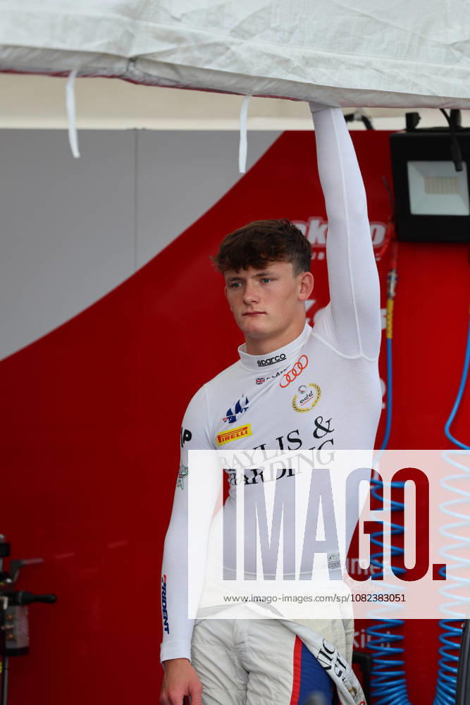 Monza, Italy, September 3–6, 2026, 2026 FIA Formula 3 Championship, Italy, Monza, Saturday Sprint Race. Pictured: Freddie Slater (GBR 5) looking into the distance at the Autodromo Nazionale Monza