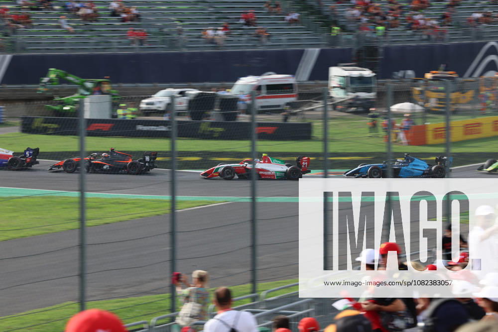 Monza, Italy, September 3–6, 2026, 2026 FIA Formula 3 Championship, Italy, Monza, Saturday Sprint Race. Pictured: The start as seen from the spectator grandstand at the Autodromo Nazionale Monza.