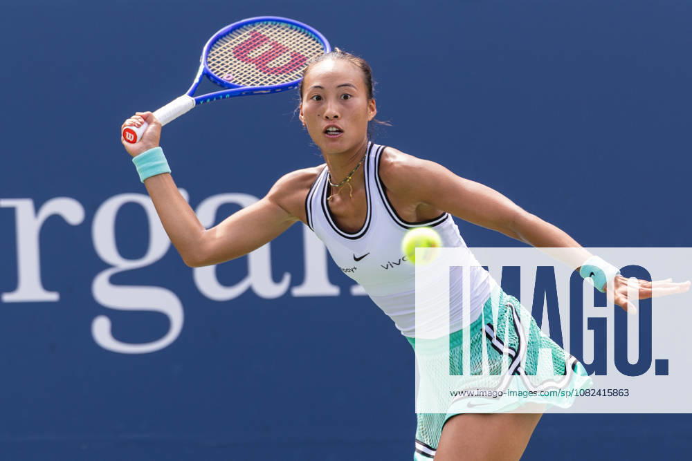 Tennis 2026: US Open, September 5, 2026 September 5, 2026: Qinwen Zheng (CHN) in action against Madison Keys (USA) during their Round 3 match at the US Open on September 5, 2026, held at the USTA Billie Jean King National Tennis Center in New York City. (Credit Image: Bernie Haley Cal Media) New York City New York USA