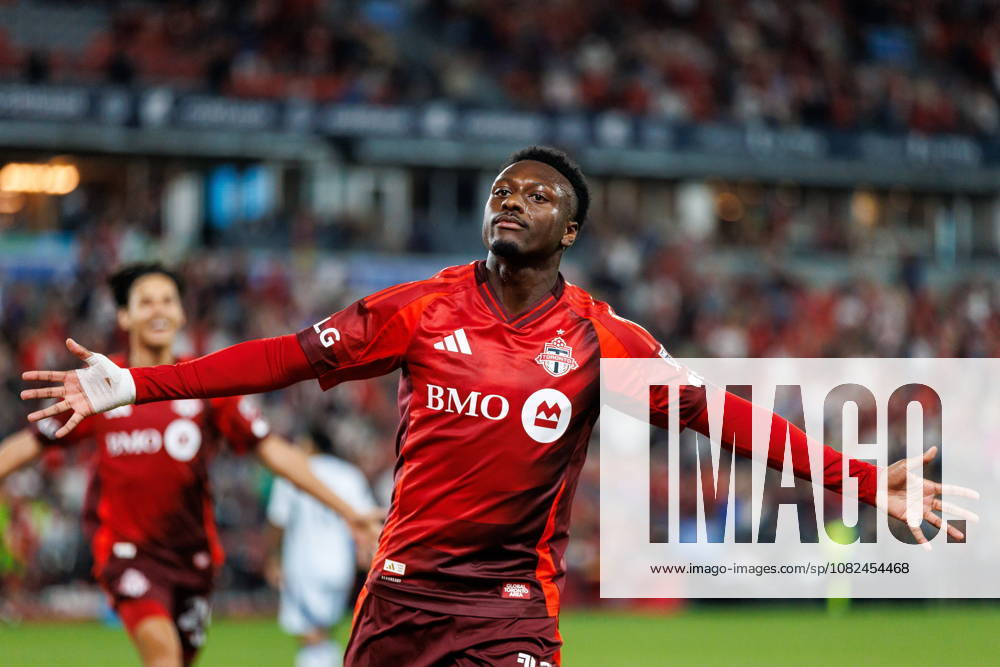 Toronto FC s Derrick Etienne Jr. (11) celebrates his goal against Chicago Fire FC during second half MLS, Fussball Herren, USA action in Toronto, on Saturday, Sept. 5, 2026. SOC-MLS-Chicago-Toronto 20260905 - ZUMAc35_ 20260905_zaf_c35_105