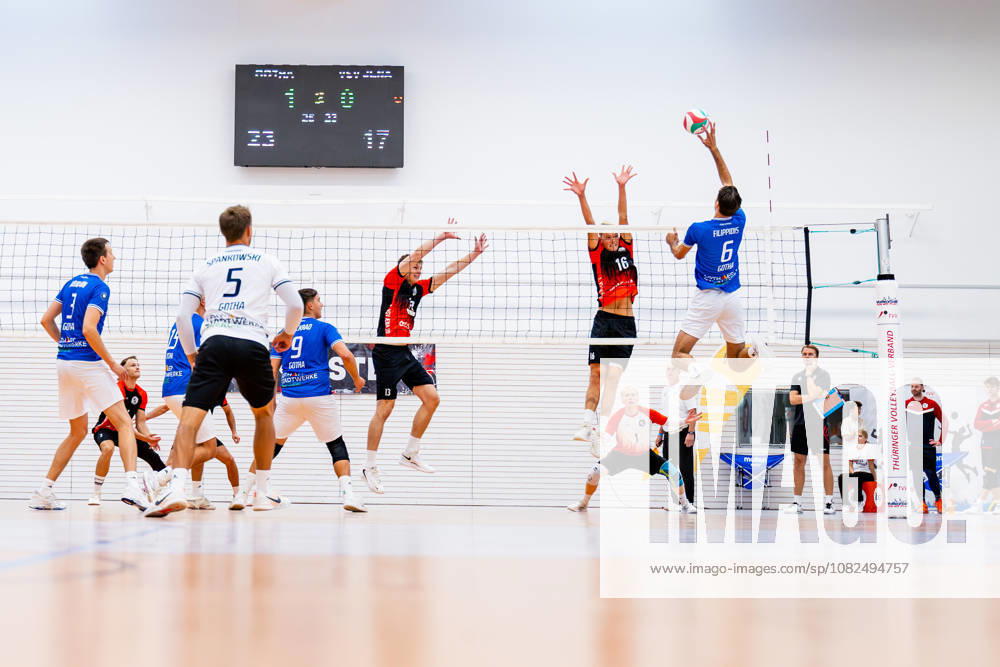 GER, Volleyball, Men, Season 26, Thuringia Cup Final, Volleyball Day, Blue Volleys Gotha vs. VSV Jena 90 Jean Filippidis Blue Volleys Gotha, 6 99089 Erfurt, Rieths Sports Complex, Thuringia, Germany