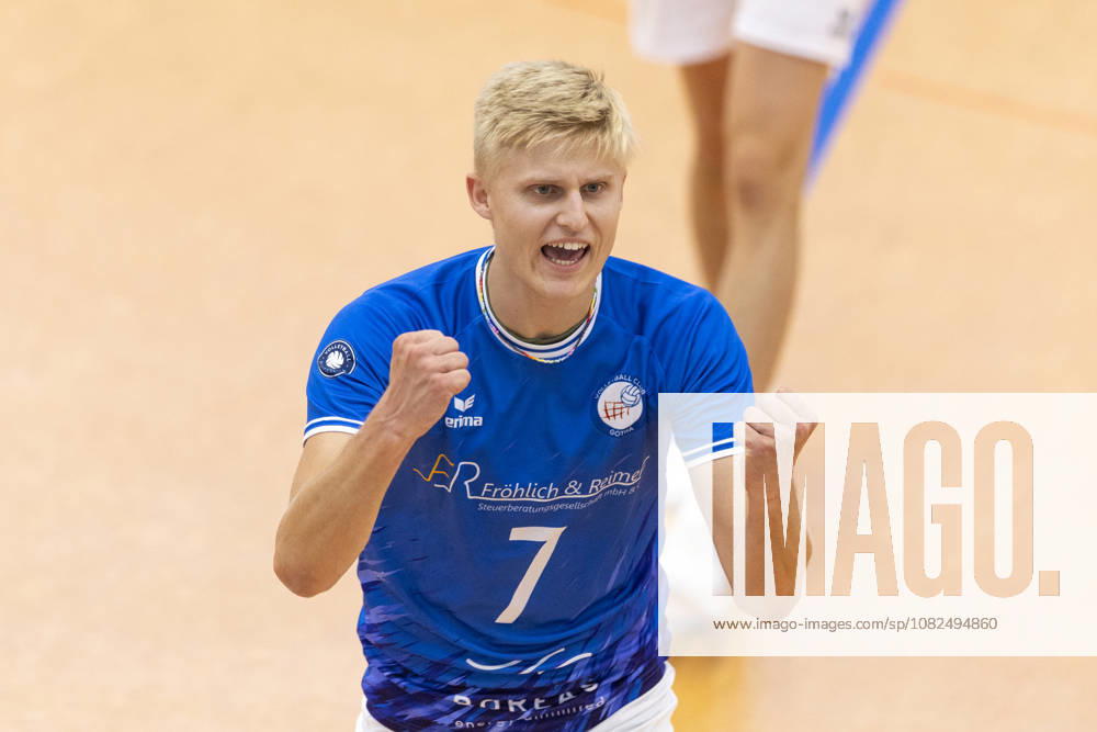 TVV Men s Cup Final: Blue Volleys Gotha vs. 1 VSV Jena 90, Erfurt, September 6, 2026, Hannes Krochmann 7, Blue Volleys Gotha, TVV Men s Cup Final: Blue Volleys Gotha vs. 1 VSV Jena 90, Riethsporthalle, Erfurt September 6, 2026