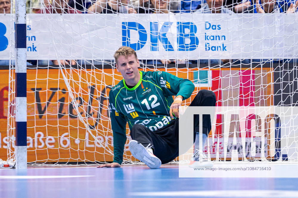 Kristian Saeveras, Frisch Auf Göppingen, 12, reacts angrily GER, TBV Lemgo Lippe vs. Frisch Auf Göppingen, Handball, 1st Bundesliga, Matchday 9, 2026–2027 season, October 18, 2026 GER, TBV Lemgo Lippe vs. Frisch Auf Goeppingen, Handball, 1st Bundesliga, Matchday 9, 2026–2027 season, October 18, 2026 Lemgo
