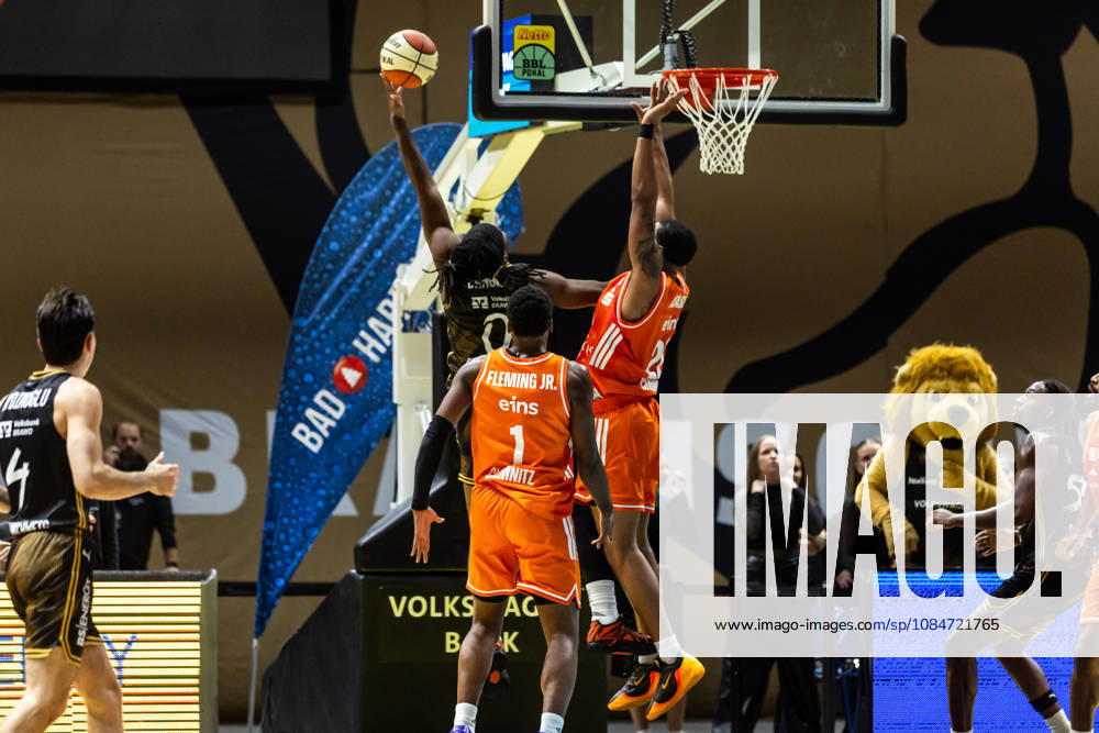 GER, BBL easyCredit Basketball Bundesliga Cup, Round of 16, Braunschweig, Basketball Löwen Braunschweig vs. Niners Chemnitz Zaba Bangala, Basketball Löwen Braunschweig, 0, n25 Braunschweig Volkswagen Arena, Lower Saxony, Germany