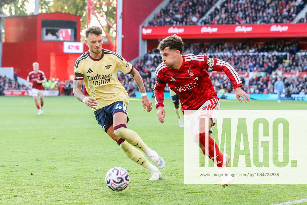 Nottingham Forest v Arsenal, Premier League Neco Williams of Nottingham Forest breaks with the ball during the Nottingham Forest v Arsenal Premier League match at the City Ground, West Bridgford, England on 18 October 2026 Credit: Richard Bierton Every Second Media Editorial use only. All images are copyright Every Second Media Limited. No images may be reproduced without prior permission. All rights reserved. Premier League and Football League images are subject to licensing agreements with Football DataCo Limited. see https: www.football-dataco.com