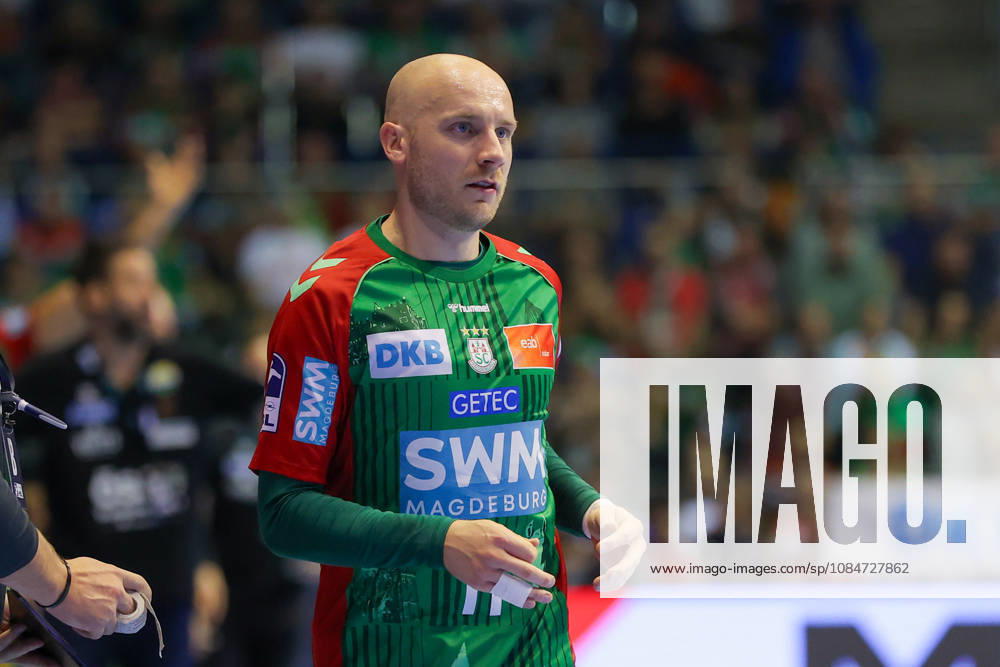 Opel HBL SC Magdeburg vs. TVB Stuttgart, from left: Daniel Pettersson (Magdeburg), 11 (Magdeburg)