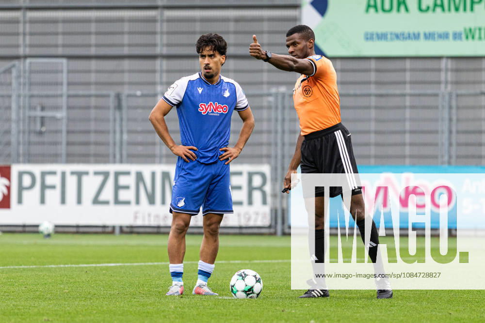 Germany: TSG Hoffenheim II vs. SC Verl, 3. Liga, 2026–27 season, Dietmar Hopp Stadium, Sinsheim; Yasin Zor, TSG Hoffenheim II, 10; Assad Nouhoum, referee; Sinsheim, Dietmar Hopp Stadium, Baden-Württemberg, Germany