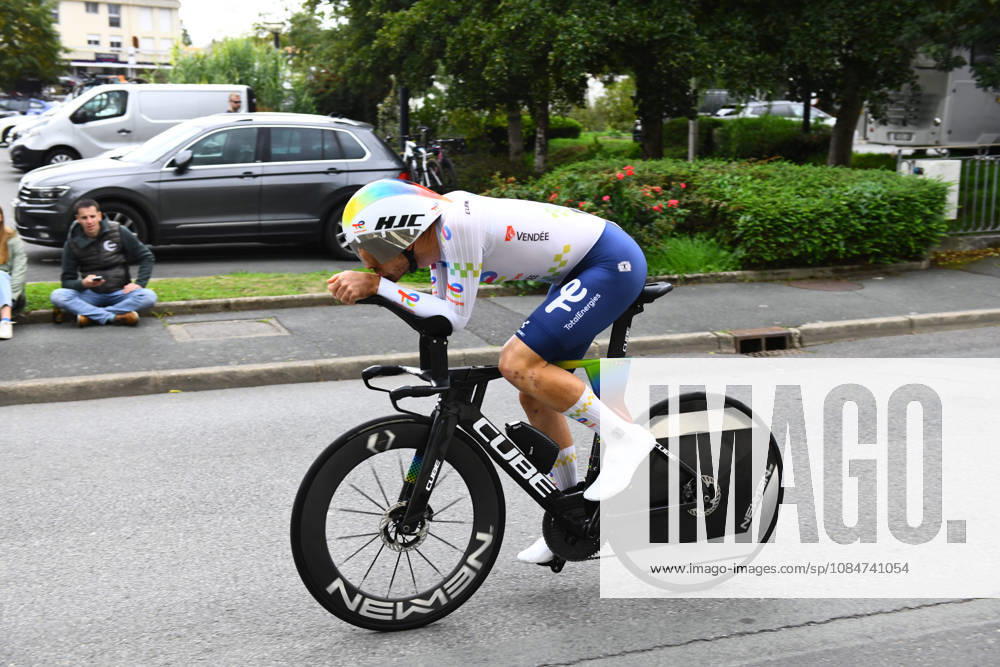 Les Herbiers, Pays De La Loire, France: French cyclist Thibault Guernalec, from the TotalEnergies team competes in the Chrono des Nations in Les Herbiers, France, on October 18, 2026. Chrono Des Nations - ZUMAh284 20261018_znp_h284_018