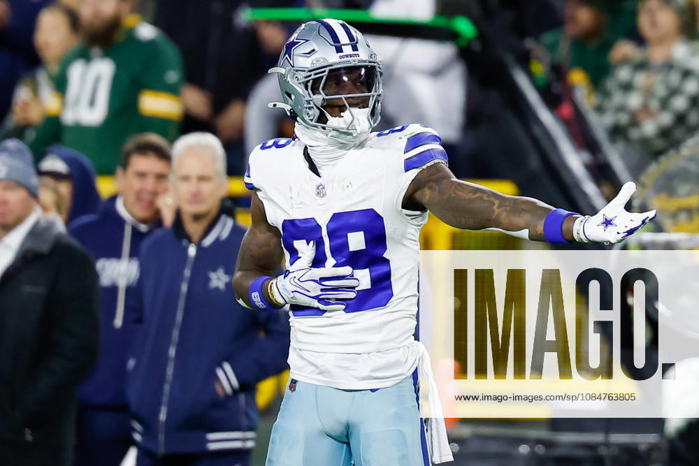 Oct 18, 2026; Green Bay, WI, USA; Dallas Cowboys wide receiver Ceedee Lamb (88) celebrates during the NFL, American Football Herren, USA game against the Green Bay Packers at Lambeau Field. Mandatory Credit: -Cal Media. NFL 2026: Cowboys Vs Packers OCT 18 - ZUMAc04_ 20261018_zma_c04_477
