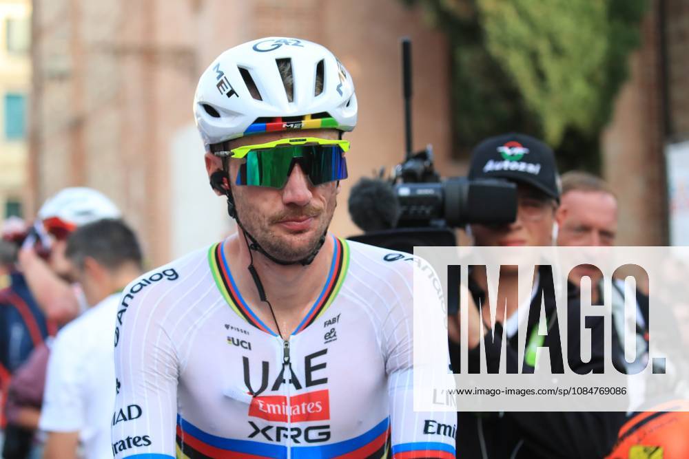 Veneto Classic - UCI Cycling race Pierre Teyssot MAXPPP ; Veneto Classic - UCI Cycling race . Bassano del Grappa, Italy on October 18, 2026. Brandon Mcnulty (USA) UAE TEAM EMIRATES XRG Pierre Teyssot Maxppp Bassano del Grappa Veneto Italy