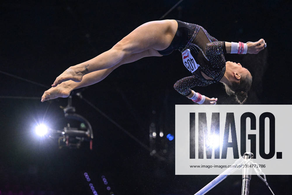 IPA89907082 - NEMOUR Kaylia (ALG) on the floor during the 54th Artistic Gymnastics World Championships in Rotterdam, Netherlands