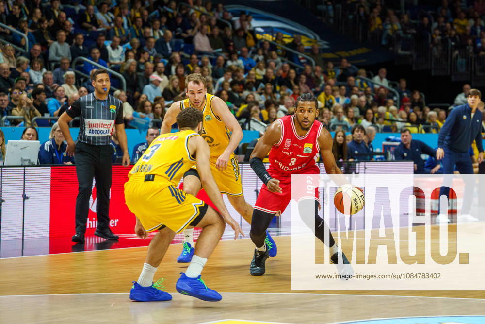 Pictured: Jordan Wright, BMA365 Bamberg Baskets, March 19, 2026; Alba Berlin vs. BMA365 Bamberg Baskets, BBL Cup Round of 16, Basketball, 2026–27 Season, Uber Arena