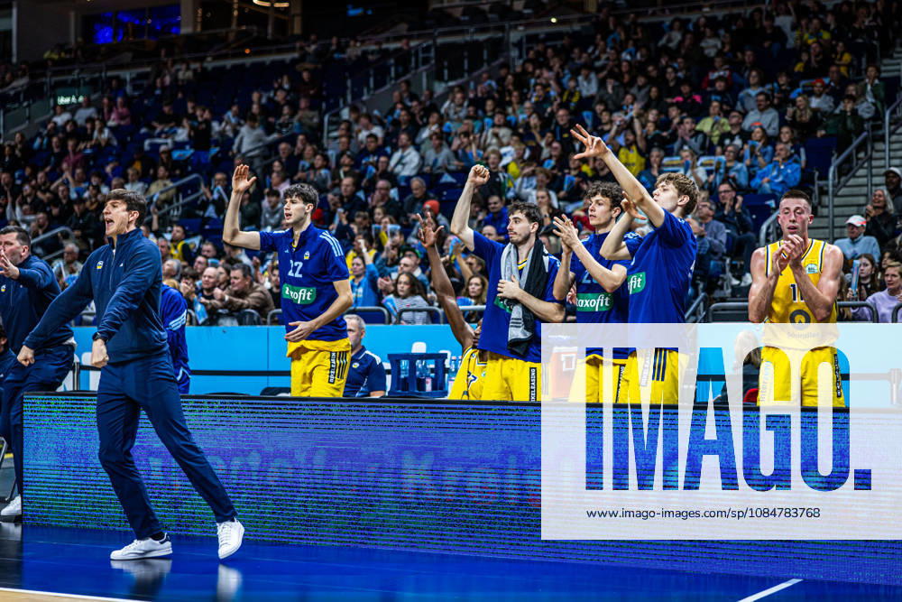 Basketball Berlin, October 19, 2026; 2026–2027 Season; Netto BBL Cup Round of 16; Alba Berlin; BMA365; Bamberg Baskets; Alba Celebrates