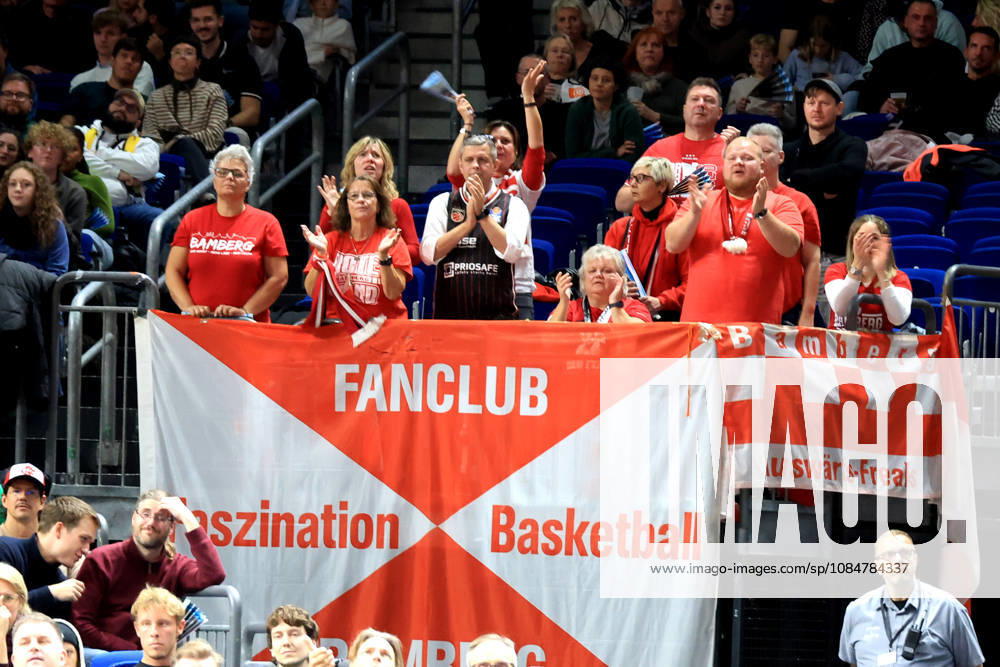 Germany, GER, DEU, Basketball, BBL Cup, Day 1, 2026–2027 Season, Berlin, ALBA Berlin vs. Bamberg, Bamberg Fan Section, nordphoto GmbH, Engler, Berlin, Uber Arena, Berlin, Germany