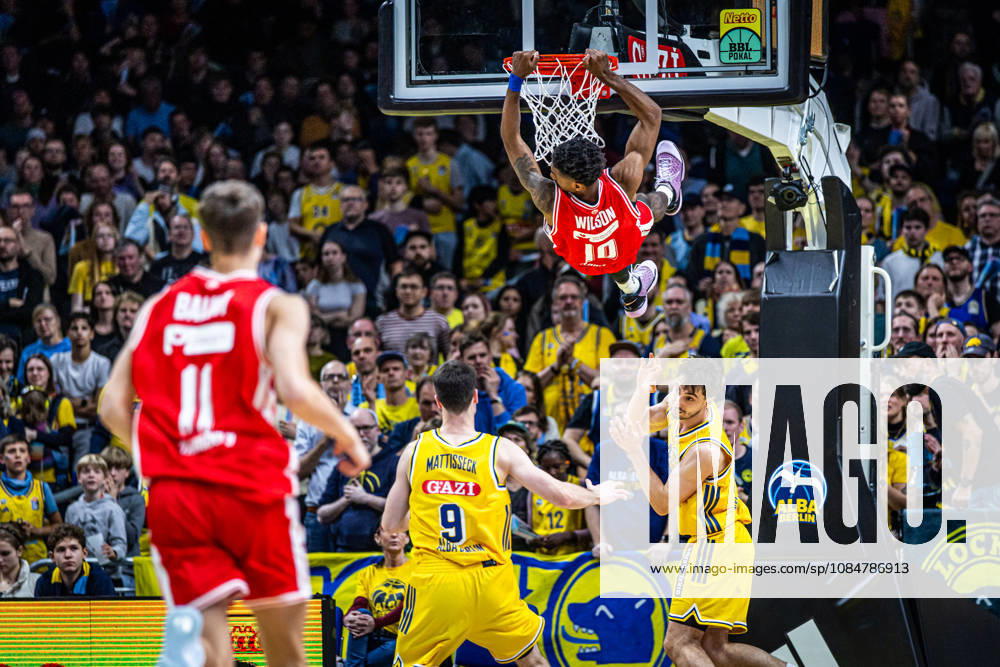 Basketball Berlin, October 19, 2026; 2026–2027 Season; Netto BBL Cup Round of 16; Alba Berlin; BMA365; Bamberg Baskets; Mylik Wilson; Bamberg, No. 10