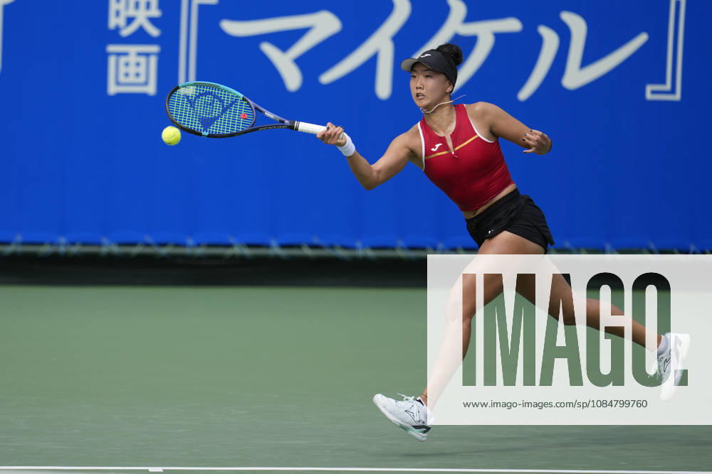 WTA, Tennis Damen Kinoshita Group Japan Open - Day 2 Ann Li of the United States plays during her round of 32 singles match against Emerson Jones of Australia at the 2026 Kinoshita Group Japan Open Women s tennis tournament at Utsubo Tennis Center in Osaka, Japan, on October 20, 2026. Osaka Japan