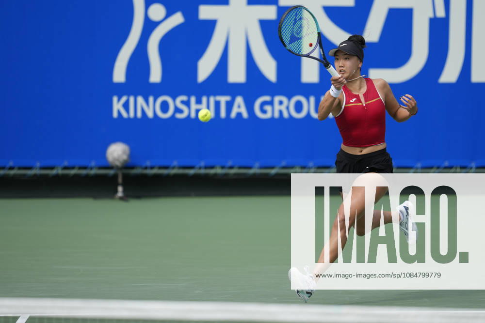 WTA, Tennis Damen Kinoshita Group Japan Open - Day 2 Ann Li of the United States plays during her round of 32 singles match against Emerson Jones of Australia at the 2026 Kinoshita Group Japan Open Women s tennis tournament at Utsubo Tennis Center in Osaka, Japan, on October 20, 2026. Osaka Japan