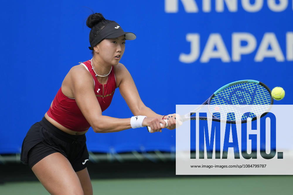 WTA, Tennis Damen Kinoshita Group Japan Open - Day 2 Ann Li of the United States plays during her round of 32 singles match against Emerson Jones of Australia at the 2026 Kinoshita Group Japan Open Women s tennis tournament at Utsubo Tennis Center in Osaka, Japan, on October 20, 2026. Osaka Japan