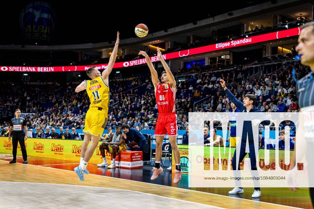 Basketball Berlin, October 19, 2026; 2026–2027 Season; Netto BBL Cup Round of 16; Alba Berlin; BMA365; Bamberg Baskets; Quarterfinal Draw; Yuval Hochstadter; Bamberg, No. 66; Joe Wieskamp; Alba Berlin, No. 11