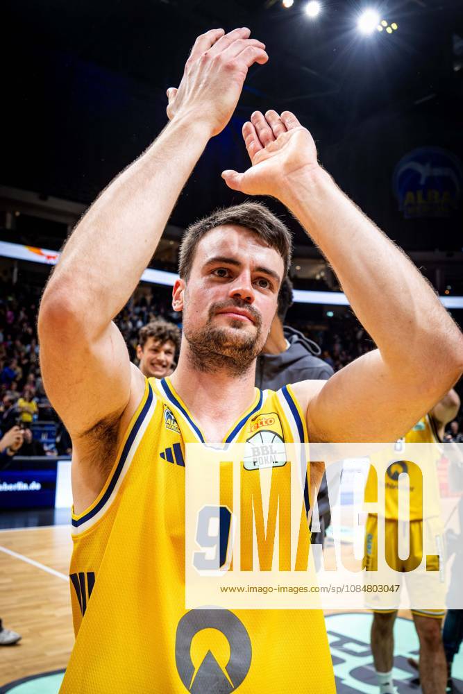 Basketball Berlin, October 19, 2026; 2026–2027 Season; Netto BBL Cup Round of 16; Alba Berlin; BMA365; Bamberg Baskets; Quarterfinal Draw; Jonas Mattisseck; Alba Berlin, No. 09; Celebration