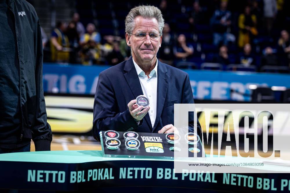 Basketball Berlin, October 19, 2026; 2026–2027 Season; Netto BBL Cup Round of 16; Alba Berlin; BMA365; Bamberg Baskets; Quarterfinal Draw; Dr. Stefan Holz; Bonn